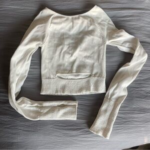 SOLD FP Movement Cropped Cut Out Seamless Long Sleeve